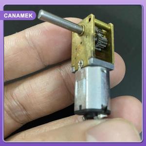 【CANAMEK】 Mini Gear Motor Micro Worm Gear Reducer Brush DC Motors Electronic Devices 1218GE-N20 DC 12V (to 6V 3V)