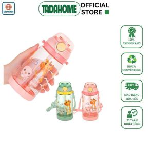 Bình Nước Nhựa Cao Cấp Cho Bé Gái Bé Trai HOKORI 0081 Bình Nước Trẻ Em Chống Tràn - TADAHOME