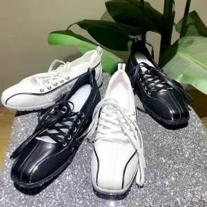 รองเท้าผู้หญิงสไตล์บัลเล่ต์แบบผูกเชือก รองเท้าลำลองย้อนยุค สบาย น้ำหนักเบา แบบแบน Mary Jane