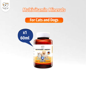 Cassiel Pet Multivitamins Dog And Cat Gain Weight Vitamin Pet Nutrition 60ml/150ml for Appetite Booster Multivitamin