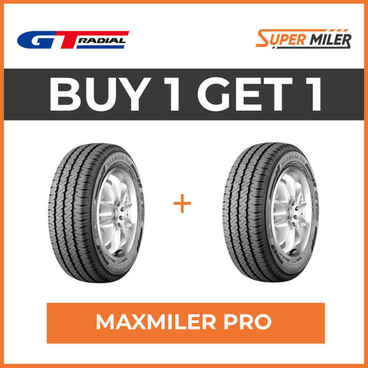 2pcs GT RADIAL 195R15 8P MAXMILER PRO Car Tires (CLEARANCE SALE: DOT 2023)  | Lazada PH