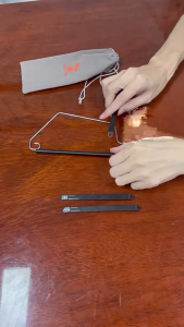 Outdoor Light Hanging Rack Camping Light Table Stand Light Weight Lamp Support Stand for Camping and Hiking Enduring