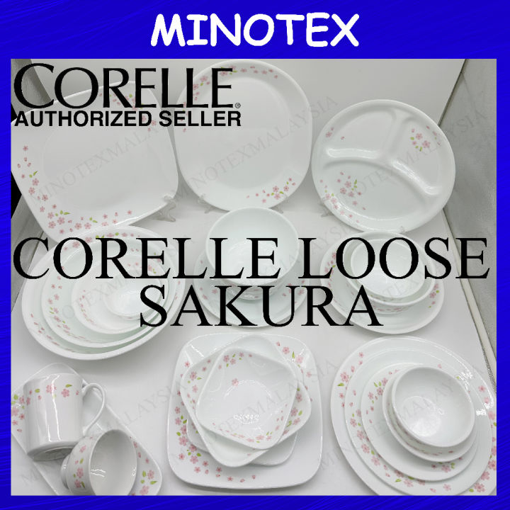 Corelle Loose Sakura (Dinner/Luncheon/Bread/Serving Plate/Noodle