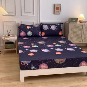 ผ้าปู Da1/1-11 สีดำ รัดรอบเตียง 3.5 ฟู x 5 ฟู x 6 ฟู (ไม่รวมปลอกหมอน) สูง 10 นิ้ว ไม่มีรอย ไม่ลอกง่าย