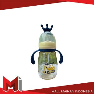 MallMainan-C921 Botol Air Minum Bayi Training 300ML 2IN1 Sedotan+Dot BPA FREE / Gelas Anak Balita Training Cup Lucu Anti Tumpah