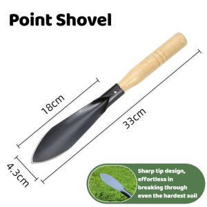 Garden Hand Shovel Durable Stainless Steel Gardening Shovel Essential for Small Garden Shovel Stainless Steel HandTrowel