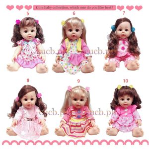 Cute Baby Talking Baby Silicone Emulated Doll w/ Sound Simulation Dolls