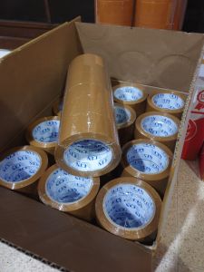 Lakban BENING COKLAT OCIN TAPE 48 MM X110 YARD ISI 6 PCS