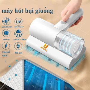 Máy Hút Bụi Chăn Ga Gối Đệm Giường Cầm Tay Diệt Khuẩn Tia Cực Tím UV Máy Hút Bụi Giường Sofa Công Suất 50W Không Dây Tiện Lợi Mang Lại Không Gian Nhà Phòng Trong Sạch Thoáng Mát