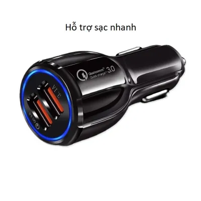 Tẩu Sạc Nhanh 66W QC3.0 4 Cổng USB 12V 24V Cho Ô Tô