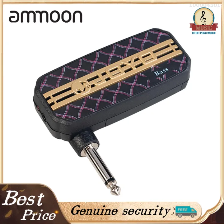 Mini Amp Portable Electric Bass Headphone Amplifier Plug and Play