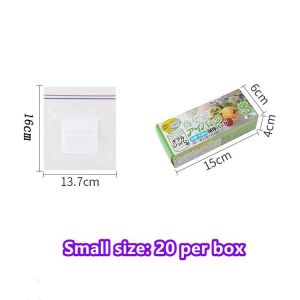 20PCS Food Seal Bags Fresh-keeping Plastic Packaging Bags Reusable Refrigerator  Food Preservation