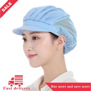 [COD] Đầu bếp Hat chống bụi hội thảo phục vụ hat nhà máy thực phẩm làm việc hat căng tin làm việc hat