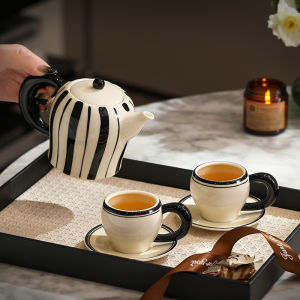 Ceramic tea set suitable for wedding ceremony come with household gift box