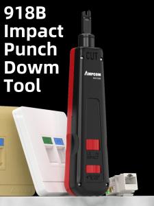 AMPCOM Punch Down Tool 110 Type Multi-function Network Cable Tool Telephone Impact Terminal Insertion Tools for RJ45 RJ11