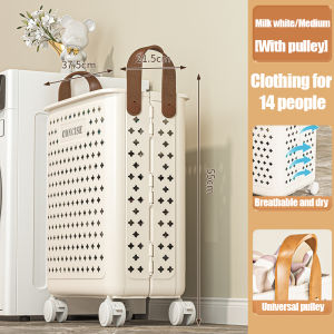 Foldable Laundry Basket Clothes Storage Basket Kotak Simpan Baju Clothes Organizers Multifunctional Dirty Clothes Basket
