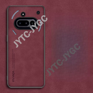 Luxury Leather Case For Nothing Phone 3a 2a Back Cover Camera Protection Silicone Shockproof Funda Casing