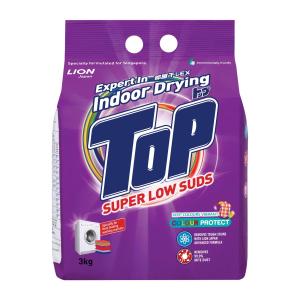 Top Detergent Powder - Super Low Suds - Colour Protect - 3KG