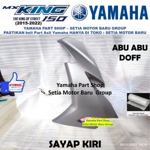Cover Sayap Legshield Lexil Mx King Mxking 2PV Abu Abu Doff Kiri Original Asli Yamaha Surabaya