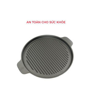 Chảo gang nướng Rapido RG-RF tròn Hai lớp chống dính Dùng được trên mọi loại bếp An toàn cho sức khỏe hàng chính hãng