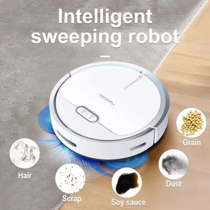 Robot Vacuum Cleaner 3in1 Intelligent Control Suitable for homes, rooms