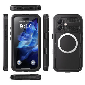 [JLK] Underwater Waterproof Phone Case for Diving Shellbox Waterproof Case for iPhone 18 17 16 Pro Max/Air/Plus Magnetic Shockproof Cases Cover