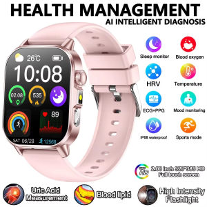 2026 New ECG+PPG Healthy Diagnose Smart Watch Men Body analysis Blood Pressure Lipid Uric Acid Womens Health Tracker Smartwatch