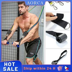 11-Piece Tension Band 100 Pounds Fitness Exercise Muscle  Household Tension Belt  Portable Elastic Rope  Resistance Rope