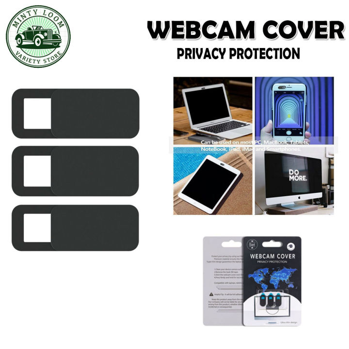 Webcam Cover Pack Ultra Thin Design Web Camera Cover Slide for