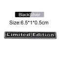 Emblem Logo Limited Edition Mobil Bahan 3D Metal Stiker Emblem Mobil Universal. 