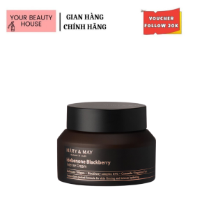 [Mary & May] Kem Dưỡng Idebenone Blackberry Intense Cream Giúp Da Mềm Mại Và Căng Mịn 70g