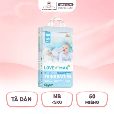 [1 BỊCH] Tã Bỉm Dán Quần LOVE MAX Mềm Mại Siêu Thấm Hút Chống Hăm An Toàn Cho Bé