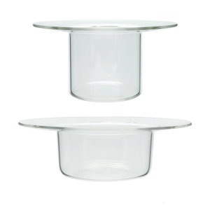 จานถ้วยโยเกิร์ตชามของหวานถ้วยแก้วทรงหมวกฟางโปร่งแสงแผ่นแผ่นอุปกรณ์ประกอบฉากรูปถ่ายแฟชั่น