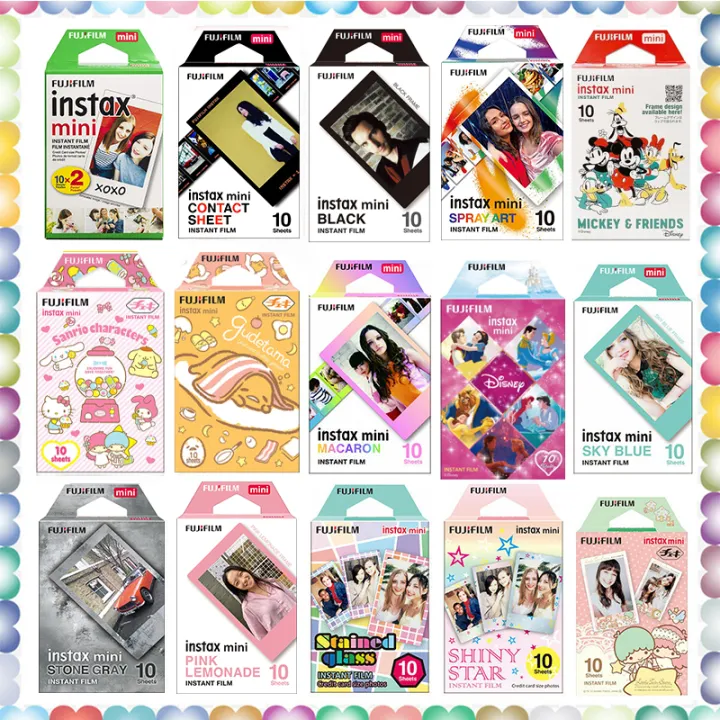 Fujifilm Instax Mini Color Film 10 Sheets For Fuji Instant Camera Mini 11  12 EVO Mini 25 7s Camera LiPlay Mini Link SP-1 SP-2 Printer Lazada 