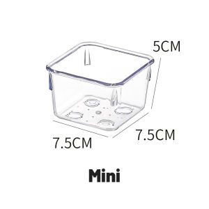 Bincoo Drawer Storage Compartment Transparent Plastic Compartment Free Combination Tableware Sorting Box