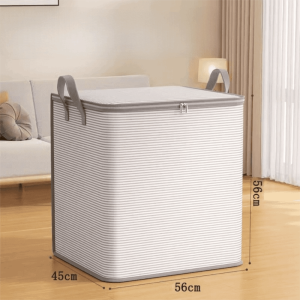 LHPFI ความจุขนาดใหญ่ ถุงเก็บผ้าห่มเสื้อผ้า พร้อมซิป ป้องกันความชื้น กระเป๋าจัดระเบียบ คุณภาพสูง ป้องกันฝุ่น ถุงบรรจุ ครัวเรือน