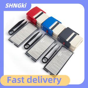 🔥Local delivery🔥 Rubber Stamp Kit DIY Custom Personalized Self Inking Business Address Name Number Letter Stamp Handicrafts Printing Rubber Stamp