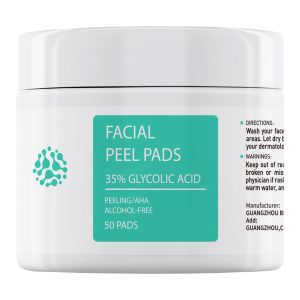 Miếng Tẩy Tế Bào Chết AHA 35% Glycolic Acid Làm Mịn Da Mặt Tẩy Tế Bào Chết Bằng Axit Salicylic Khăn Tẩy Tế Bào Chết Hóa Học Miếng Tẩy Tế Bào Chết Glycolic Giảm Nếp Nhăn Mụn Thâm Nám 50 Miếng