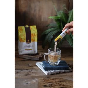 SUGAR REPLACEMENT SweetLAB Nogula Premium Arabica Coffee Low Sugar 3-in-1 Instant Coffee I Low Calories Diabetic Friendly Caffe