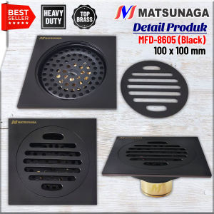 Matsunaga Floor Drain Strainer Saringan Got Kamar Mandi Kuningan MFD 8605