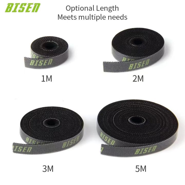 BISEN Velcro Strap Creative Cable Management Belt Storage Of Messy ...