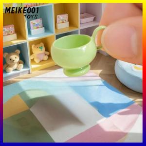 MEIKE001 ถ้วยกาแฟจิ๋ว1ชิ้นเครื่องประดับโมเดลของเล่นบ้านตุ๊กตาถ้วยน้ำชามินิเฟอร์นิเจอร์โมเดลอุปกรณ์ DIY
