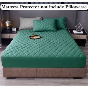 100% Waterproof Mattress Protector Quilted Mattress Cover Cotton Fitted Garterized Design Bed Sheet Bed Foam Cover