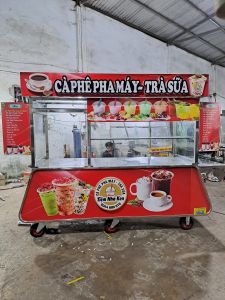 Xe trà sữa 2mx80 hàng dày bụng xe kiểu TÂN NGỌC CHÂU TNC 0937.272.899