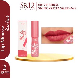 SR12 LIP MOUSSE ROSE PINK LIPSTIK MATTE TAHAN LAMA