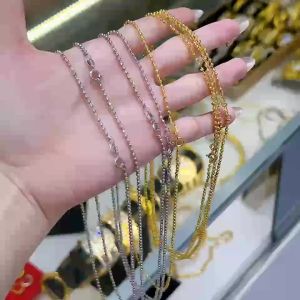 {loại1} Dây chuyền bi nhỏ nhí trơn Kami trang sức sỉ DBN16