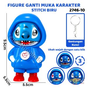 TAIYO Figur Ganti Muka Karakter Gantungan Kunci Ekspresi Ubah Wajah Face Change Keychain Figure