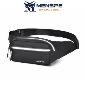 MENSPE Men Waist Bag Chest Bag Fashion Cross Body Bag Waterproof Bag Multi Layer Large Capacity Leisure Bag Street Bag Casual Bag Lightweight Messenger Bag Travel Bag Sports Bag