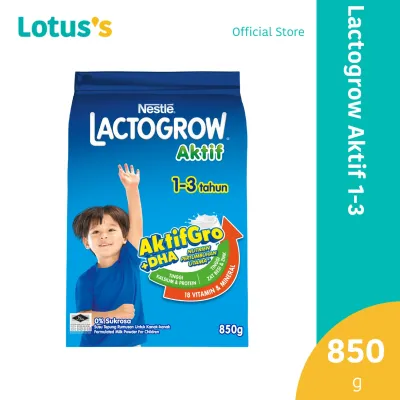 Lactogrow Aktif 1-3years (850g)