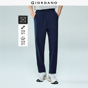 Giordano Beau Monde Men Men Elastic Waist Casual Pants Free Shipping 13116059